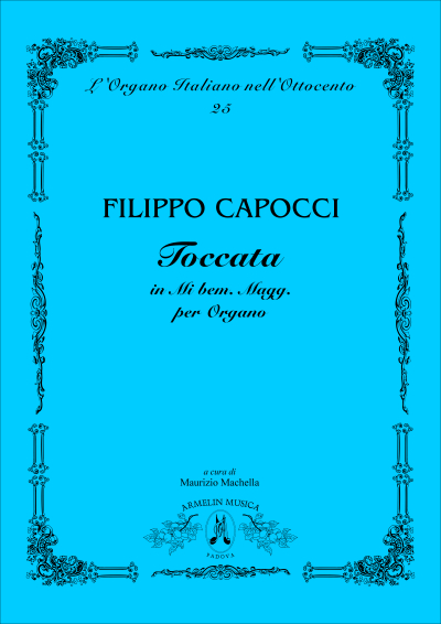 Armelin Musica Toccata per organo Es dur varhanní noty