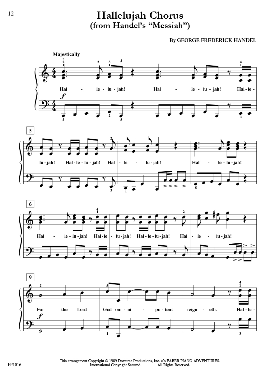 Faber BigTime Piano Christmas noty klavír vánoční