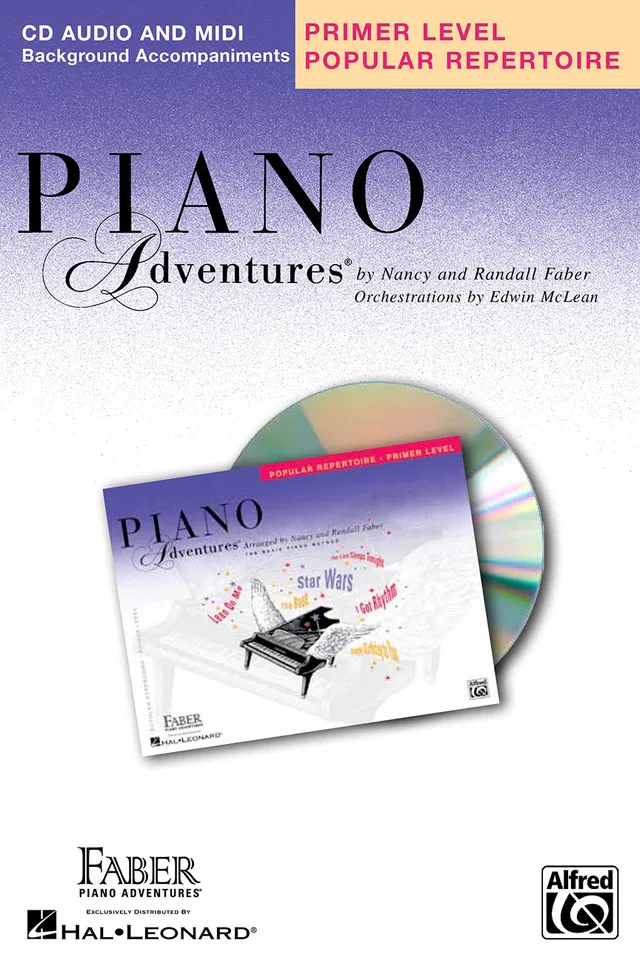 Faber Piano Adventures Primer Level Popular Repertoire CD s doprovody