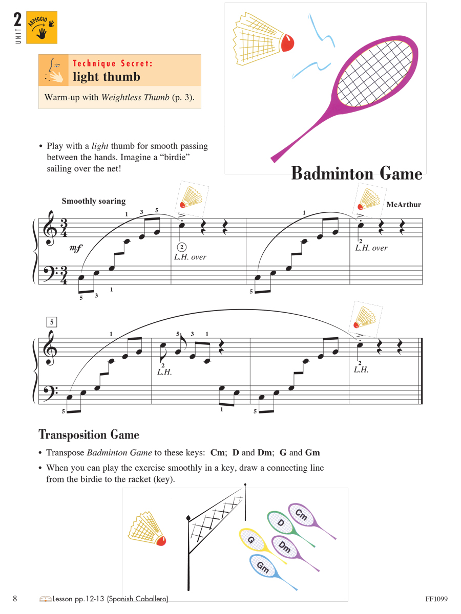 Faber Piano Adventures Level 2B Technique Artistry učebnice