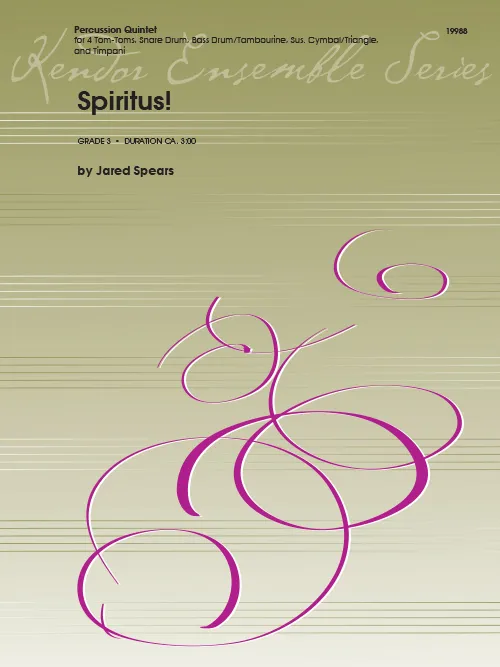 Kendor Music Spiritus! noty pro percussion kvintet