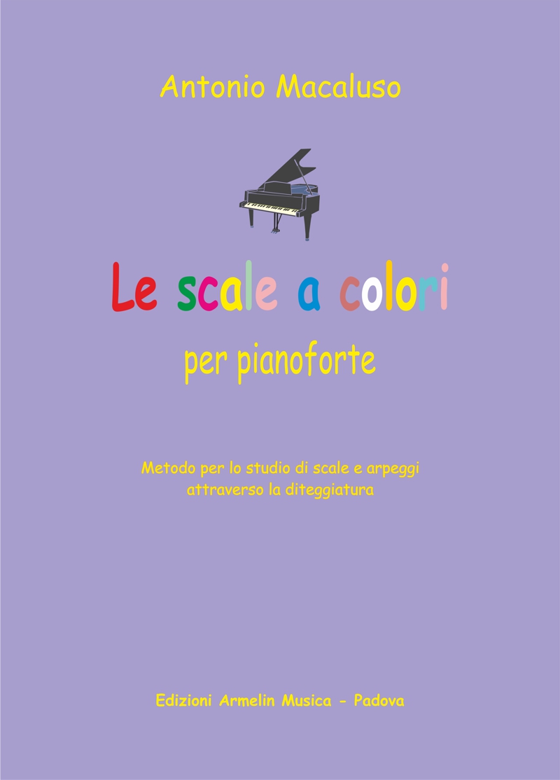 Armelin Musica Le scale a colori klavírní škola stupnic