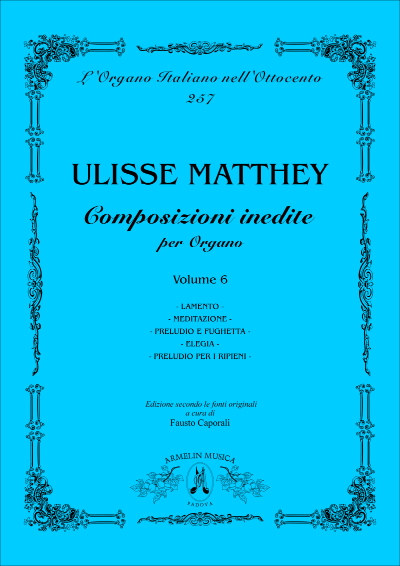Armelin Musica Organo vol. 6 noty pro varhany