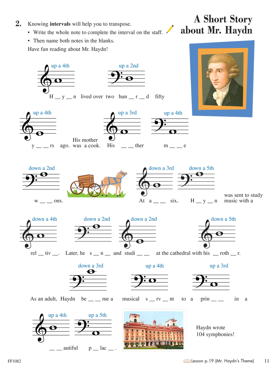 Faber Piano Adventures Level 2A Theory Book učebnice 2. vydání