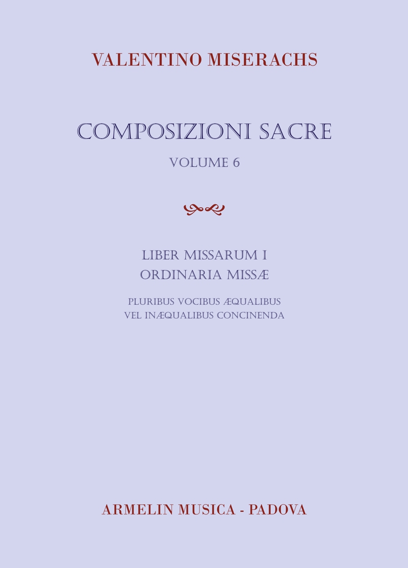 Armelin Musica Composizioni Sacre volume 6 noty pro sbor