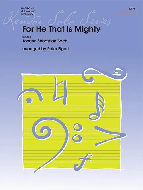 Kendor Music For He That Is Mighty noty baryton klavír