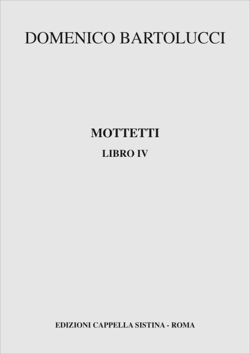 Armelin Musica Quarto Libro dei Mottetti noty pro sbor