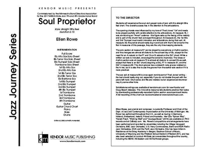 Kendor Music Soul Proprietor Full Score noty funk 6:10