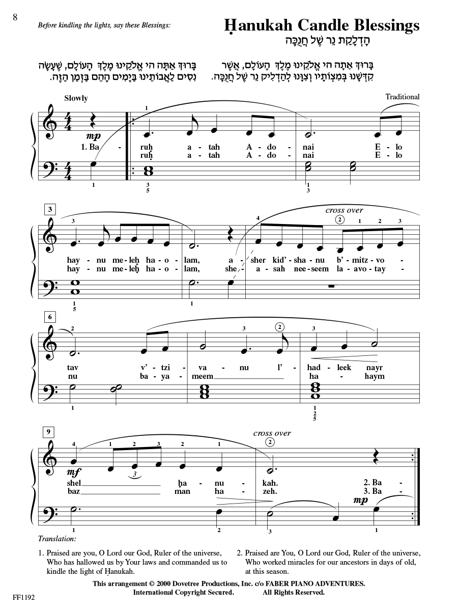 ChordTime Piano Jewish Favorites noty pro klavír 2B