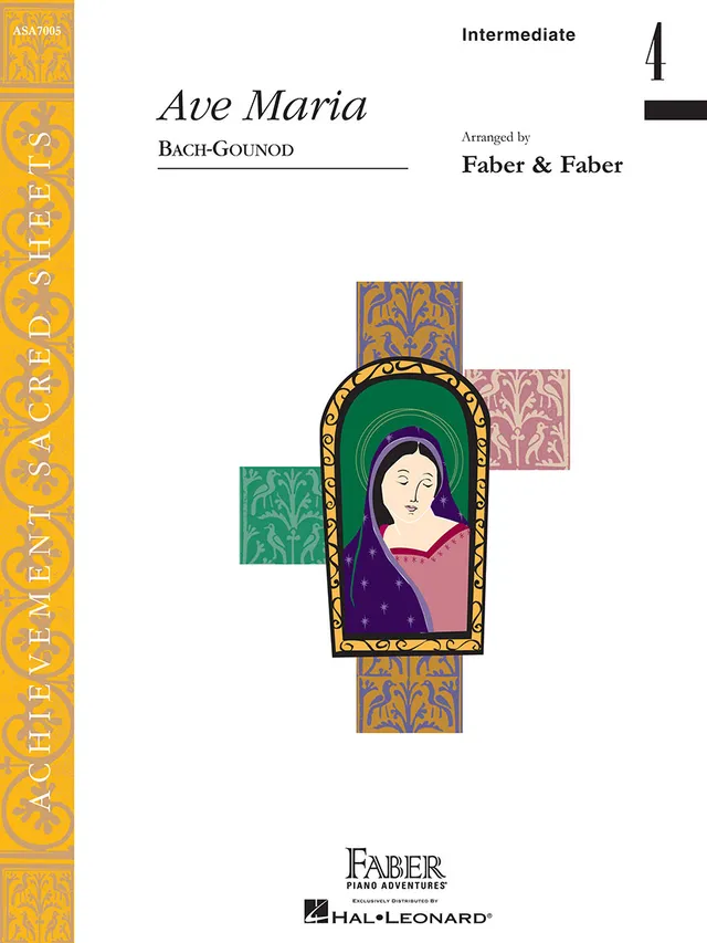 Faber Piano Adventures Ave Maria noty pro klavír