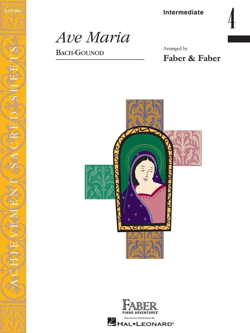 Faber Piano Adventures Ave Maria noty pro klavír