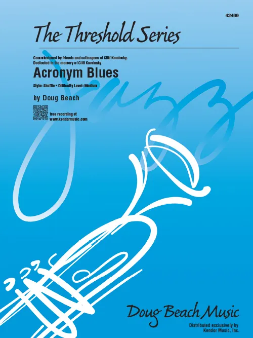 Kendor Music Acronym Blues noty jazz band shuffle