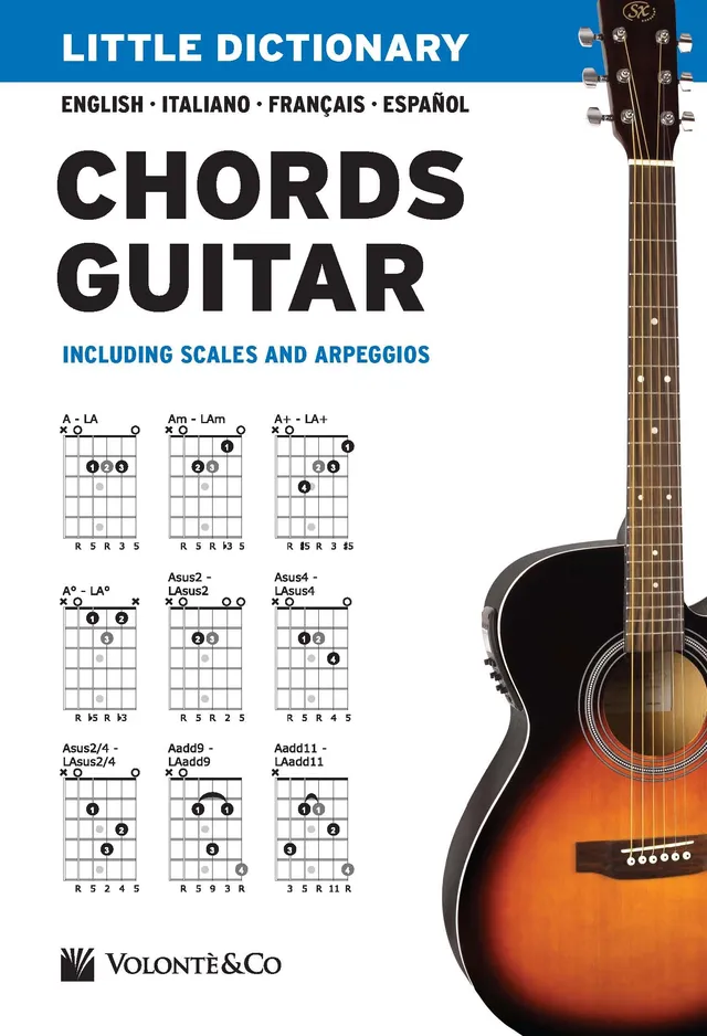 Volonte & Co Little Dictionary Chords Guitar kapesní akordy