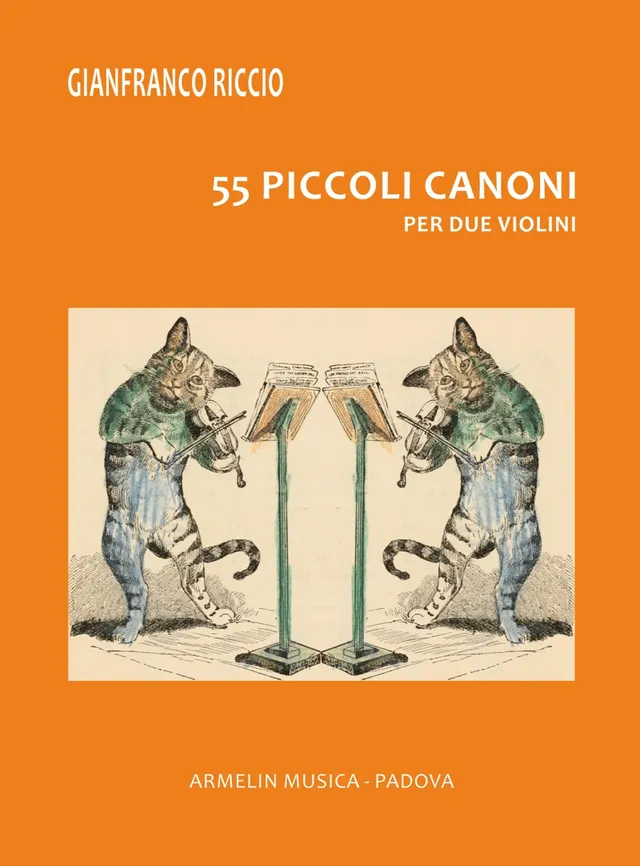 Armelin Musica 55 Canoni prima posizione noty housle