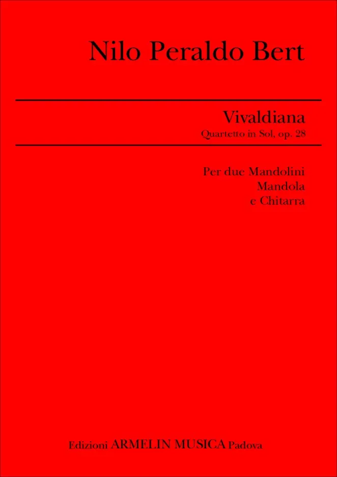 Armelin Musica Vivaldiana Quartetto G dur op. 28 noty kvartet