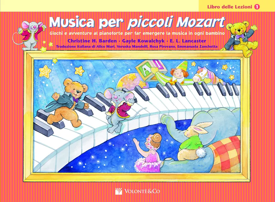 Volonte & Co Piccoli Mozart Lezioni 1 noty pro děti