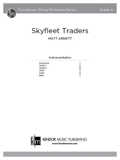 Kendor Music Skyfleet Traders partitura pro smyčce
