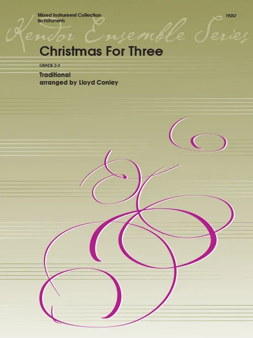Kendor Music Christmas For Three noty trio Bb nástroje