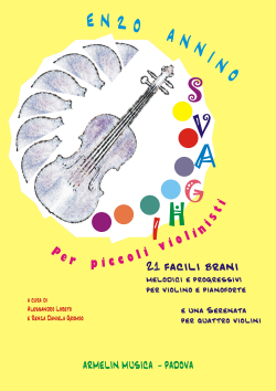 Armelin Musica Svaghi per piccoli violinisti housle