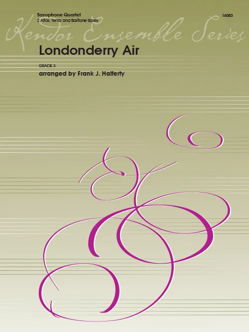 Kendor Music Londonderry Air noty pro saxofonové kvarteto