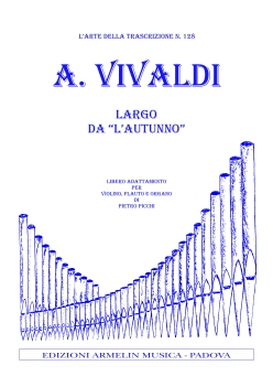Armelin Musica Largo dal L'Inverno noty pro varhany