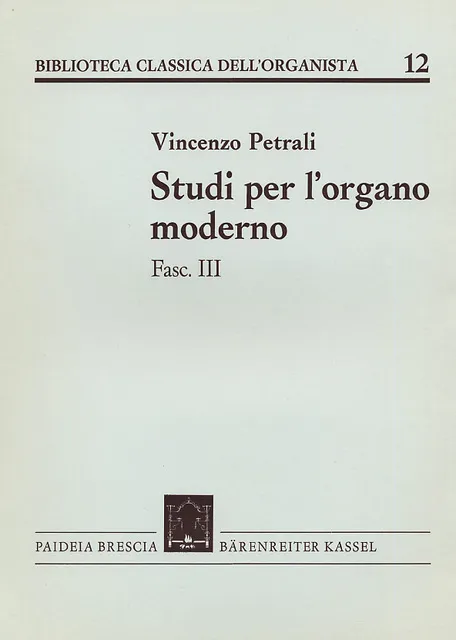 Armelin Musica Studi per l'organo moderno vol. 3 noty