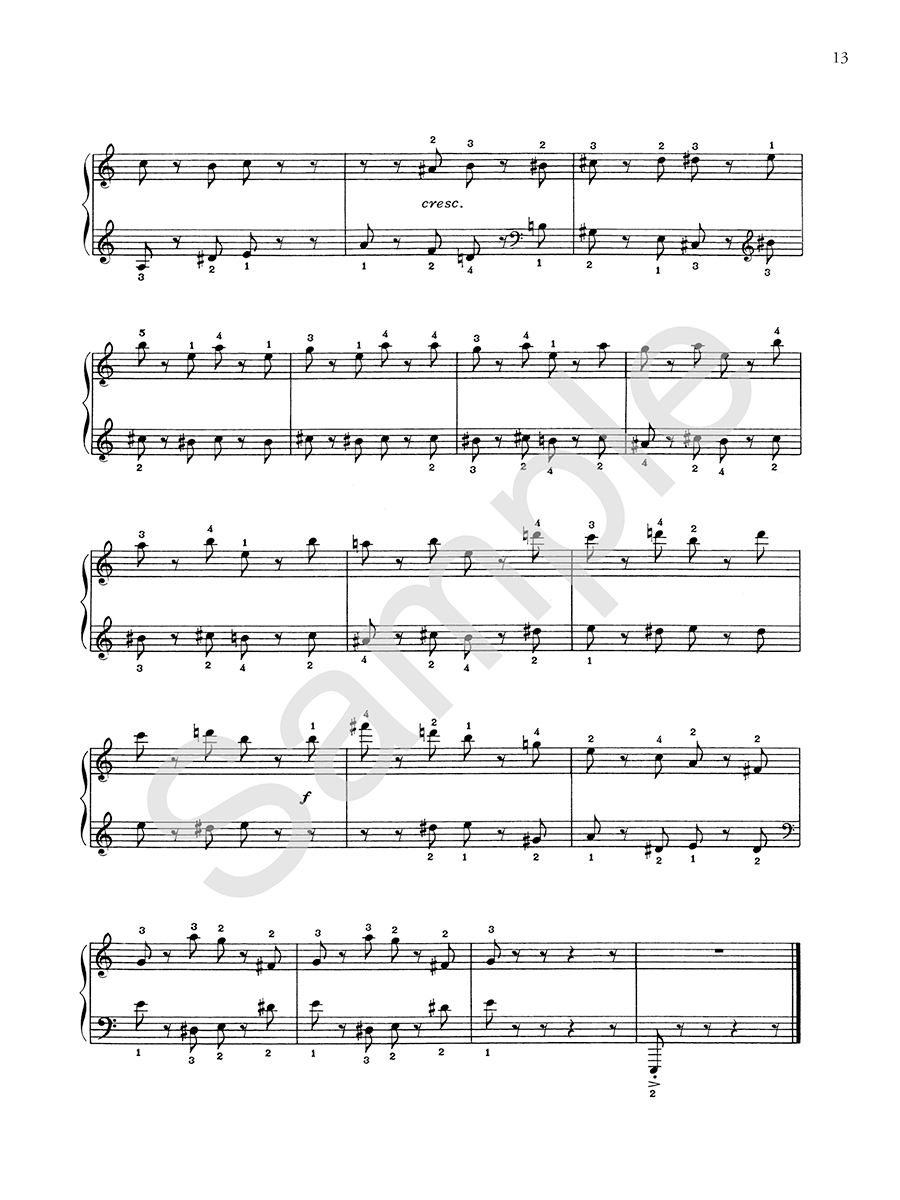 Hildegard Publishing Company Soundshots Louise Talma noty pro klavír 20 kusů