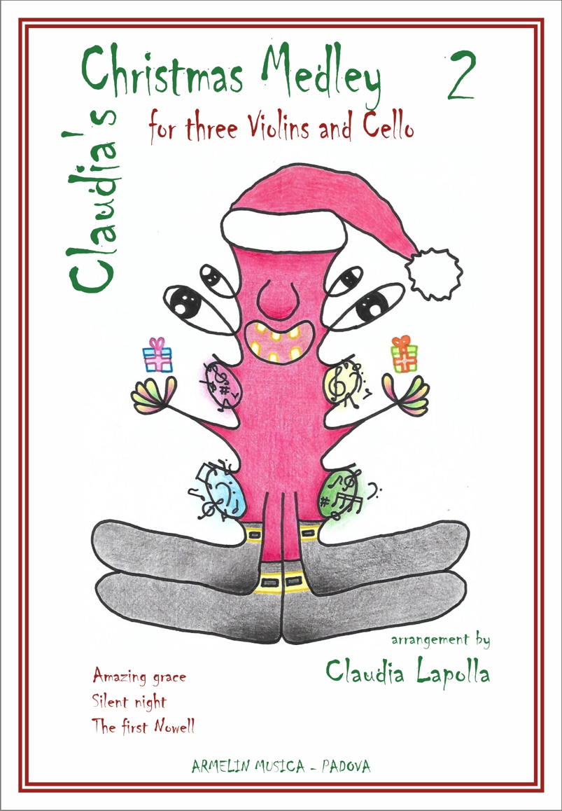 Armelin Musica Claudia’s Christmas Medley 2 noty trio housle