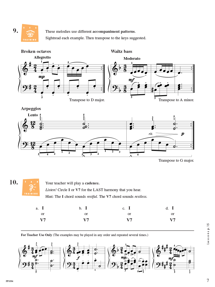 Faber Piano Adventures Level 5 Theory Book teorie pro klavír