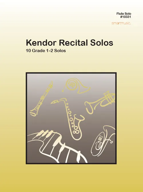Kendor Music Recital Solos Flute noty pro flétnu 10 sól 1-2
