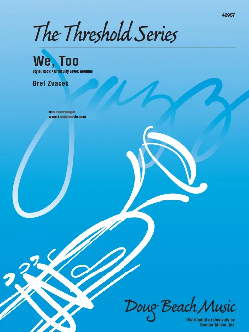 Kendor Music We, Too partitura pro big band rock