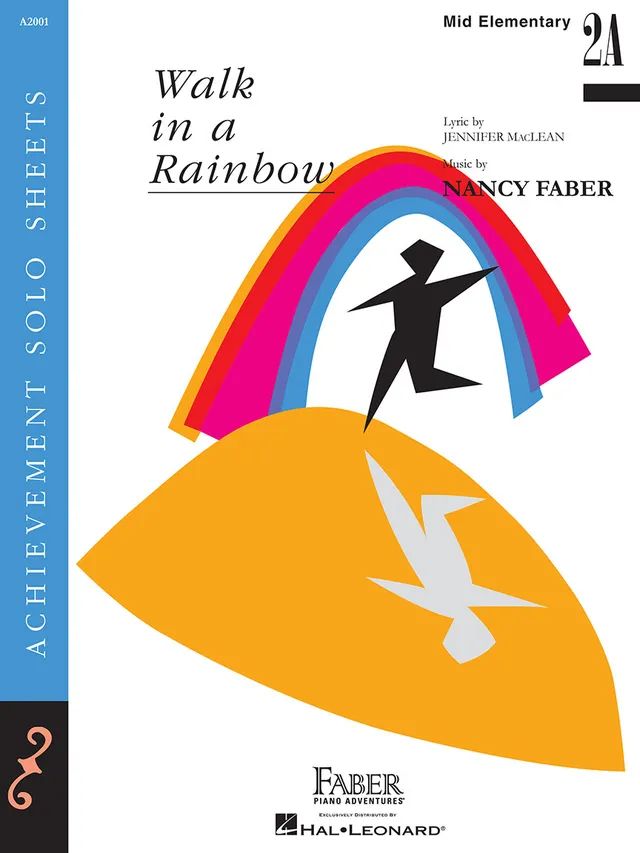 Faber Walk in a Rainbow noty pro klavír děti