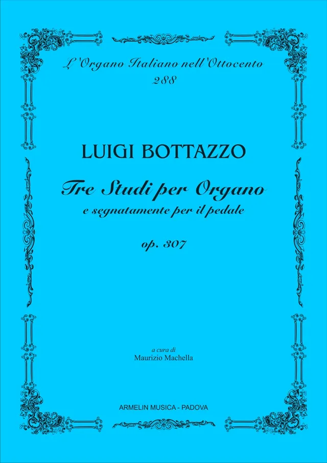 Armelin Musica 3 studi per organo varhanní noty