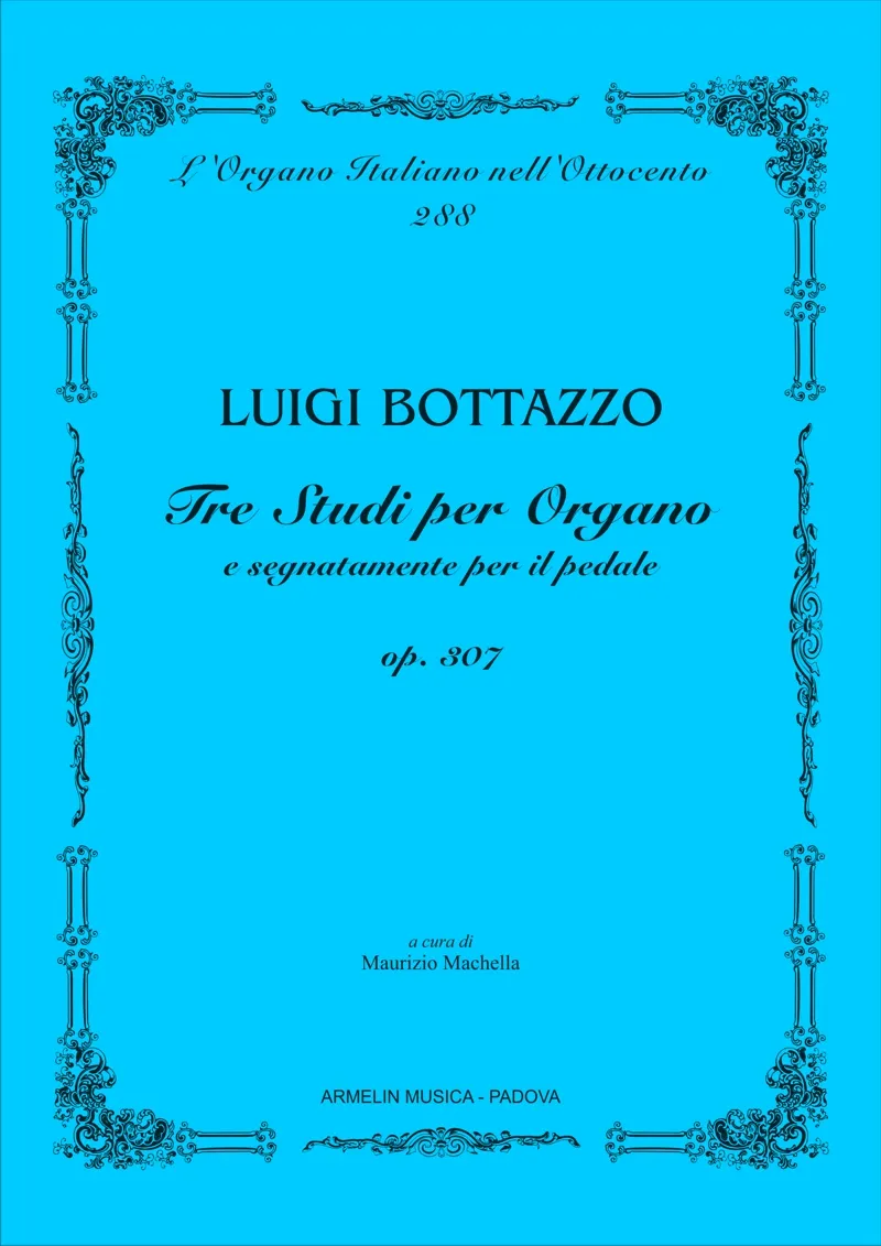 Armelin Musica 3 studi per organo varhanní noty