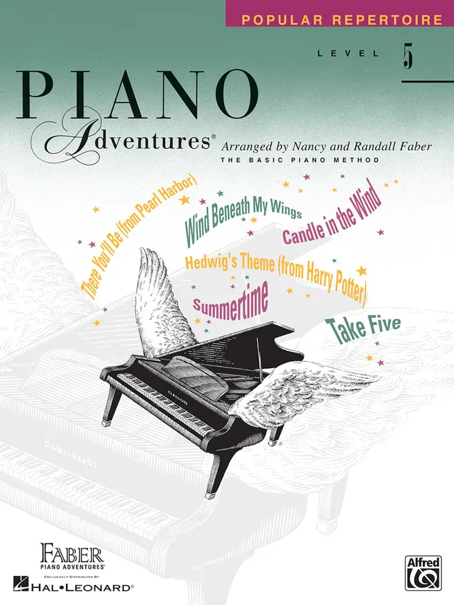 Faber Piano Adventures Level 5 Popular Repertoire noty hity