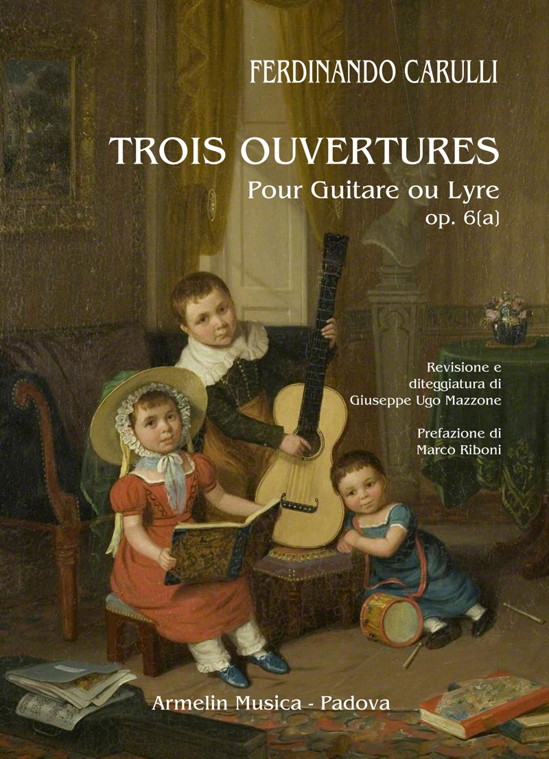 Armelin Musica Trois Ouvertures op. 6 noty tištěné vydání