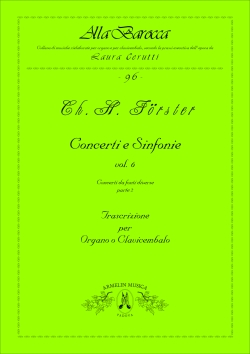 Armelin Musica Concerti e Sinfonie vol.6 noty
