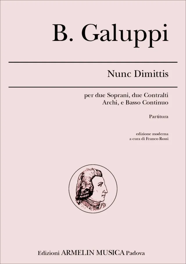 Armelin Musica Nunc Dimittis noty pro sbor