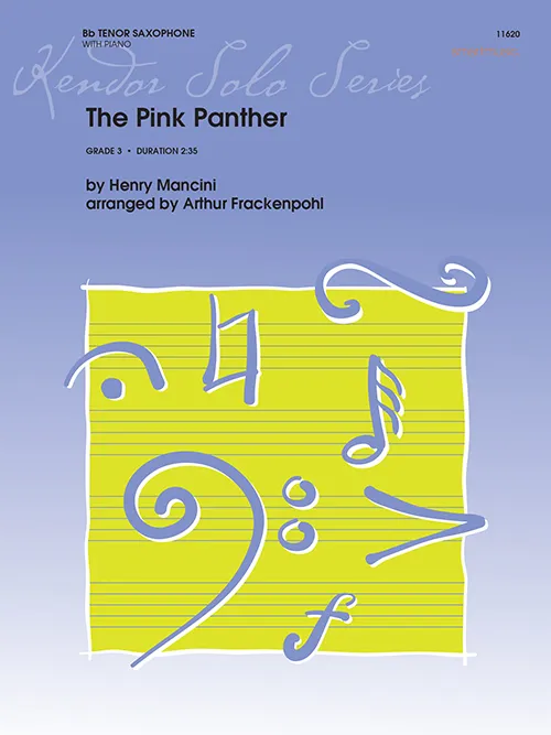 Kendor Music The Pink Panther noty pro tenor saxofon