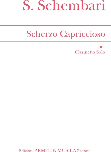 Armelin Musica Scherzo Capriccioso noty tištěné vydání