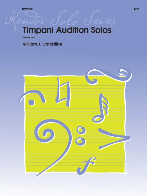 Kendor Music Timpani Audition Solos noty pro tympány