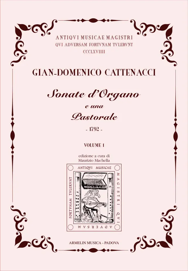 Armelin Musica Sonate d’organo e una pastorale 1972 vol.1 noty