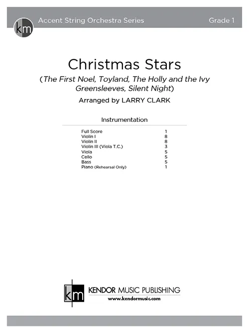 Kendor Music Christmas Stars noty partitura medley
