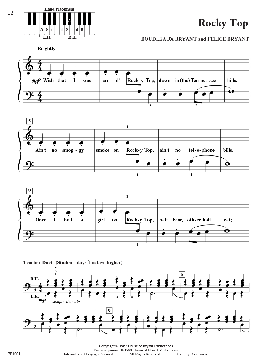 Faber PlayTime Piano Popular noty pro děti hity