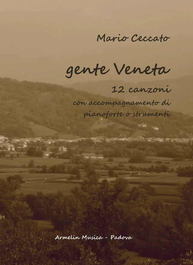 Armelin Musica Gente veneta noty 12 písní pro zpěv