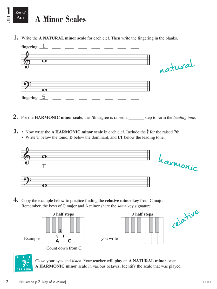 Faber Piano Adventures Level 3B Theory Book 2nd Edition teorie