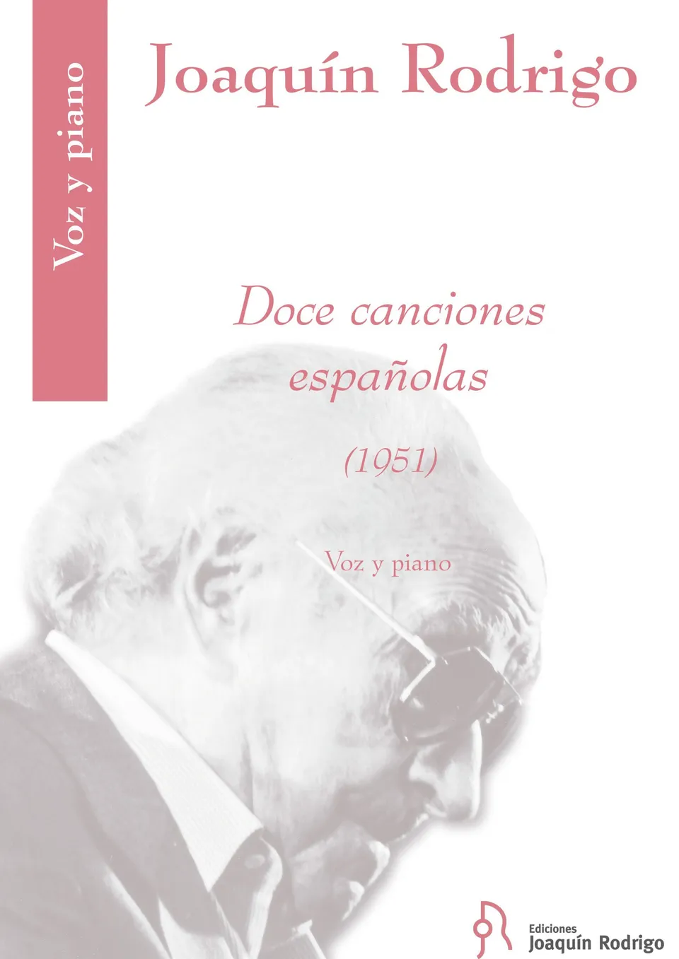Ediciones Joaquín Rodrigo Doce canciones españolas noty hlas klavír