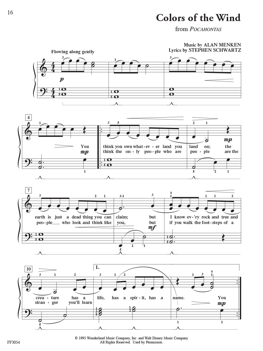 FunTime Piano Disney noty na klavír 3A-3B