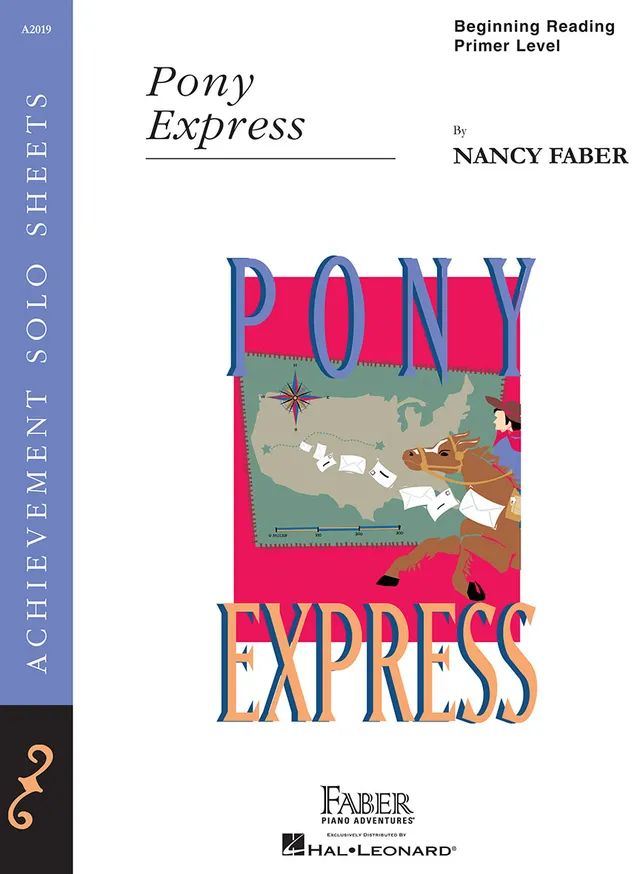 Faber Piano Adventures Pony Express noty sólo pro začátečníky
