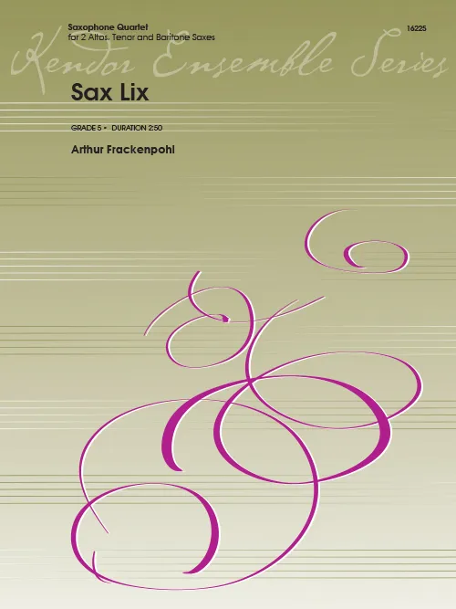 Kendor Music Sax Lix noty saxofonove kvarteto 2:50